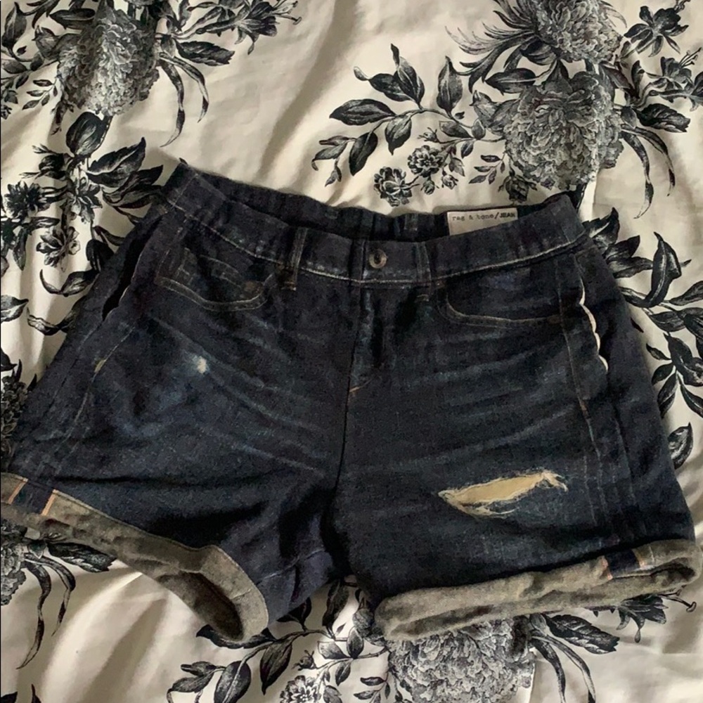 Rag & Bone Pajama Boyfriend Shorts